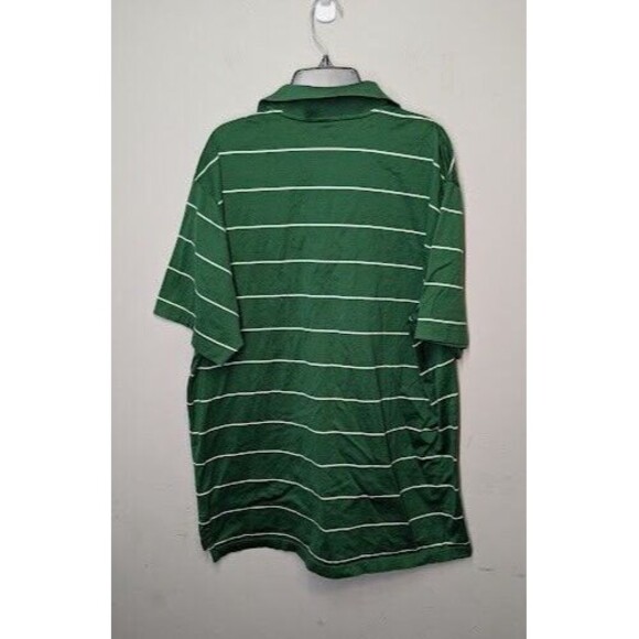 Peter Millar Pinehurst 1895 Mens Size Large Putter Boy Logo Striped Green Shirt - Picture 4 of 4